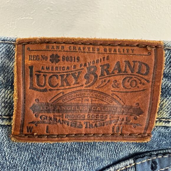 LUCKY BRAND Bridgette Skinny Jeans HR Medium Wash Wise Blue 1990 Patch 6 / 28 - Picture 8 of 11